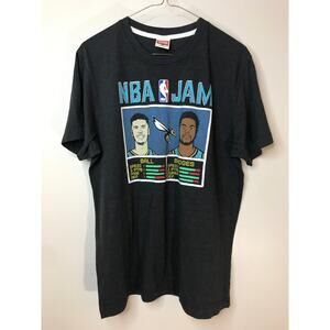Homage NBA Jam Charlotte Hornets Short Sleeve T-Shirt M Ball Bridges